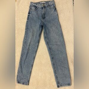 Zara Light-Wash Mom Jeans